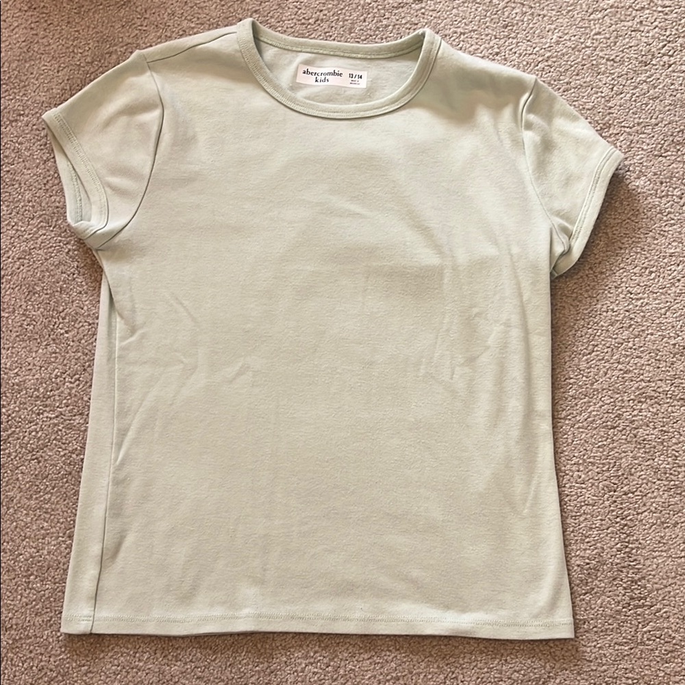 Abercrombie & Fitch Light Green T-Shirt